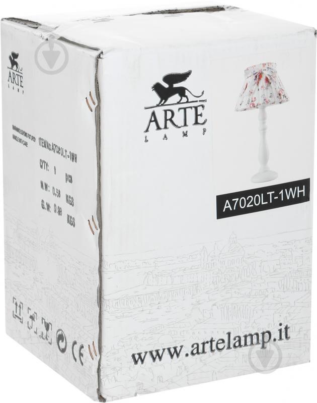 Настольная лампа декоративная Arte Lamp Bambina 1x40 Вт E14 белый A7020LT-1WH - фото 3