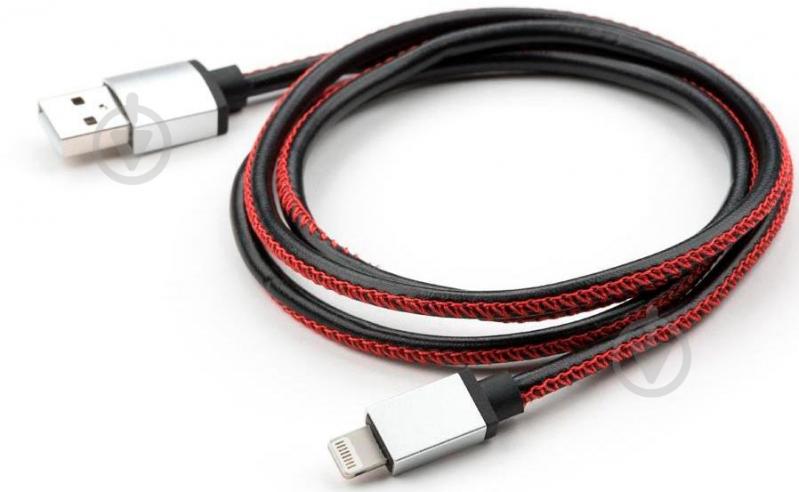 Дата-кабель Vinga USB 2.0 AM – Lightning 1 м черный (VCPDCLLS1BK) - фото 2