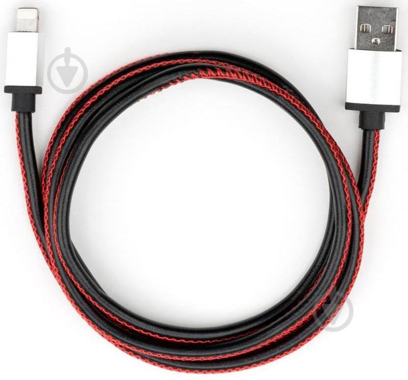 Дата-кабель Vinga USB 2.0 AM – Lightning 1 м черный (VCPDCLLS1BK) - фото 1