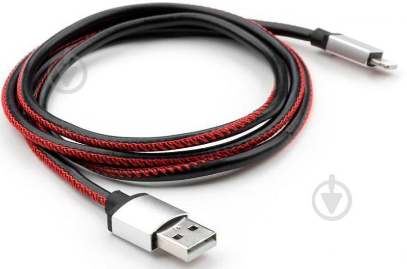 Дата-кабель Vinga USB 2.0 AM – Lightning 1 м черный (VCPDCLLS1BK) - фото 3