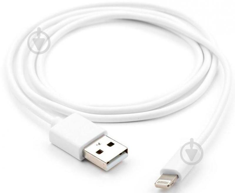 Дата-кабель Vinga USB 2.0 AM – Lightning 1 м білий (VCPDCL1W) - фото 4