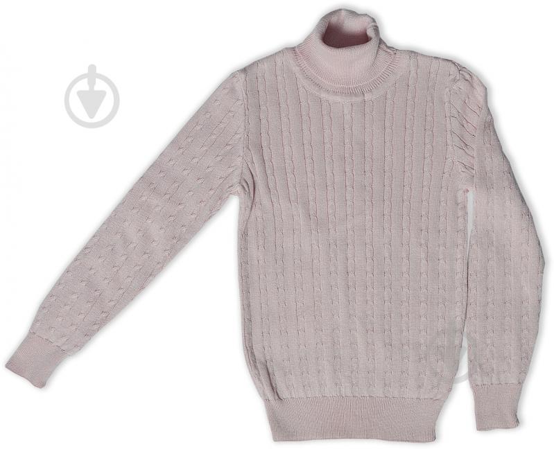 Джемпер для девочки р.128 пудра 1284 - фото 1 Джемпер для девочки р.128 пудра 1284 - фото 1