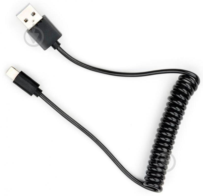 Дата-кабель Vinga USB 2.0 AM – Lightning 1 м черный (VCPDCLS1BK) - фото 2