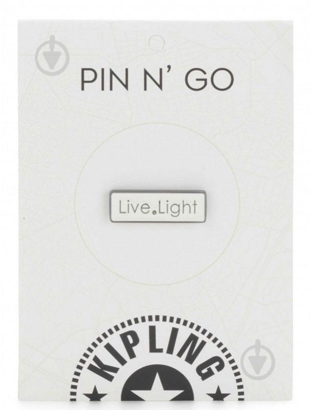 Значок Kipling STYLE-IT New White LIVE LIGHT PIN - фото 2