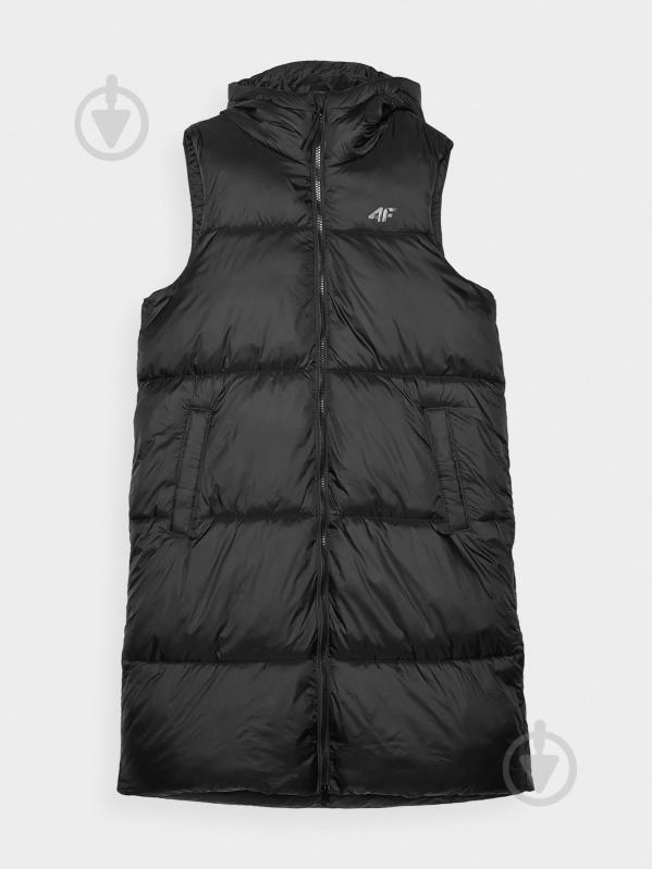 Жилет 4F VEST JACKET F143 4FWAW24TVJAF143-20S р.S черный - фото 7