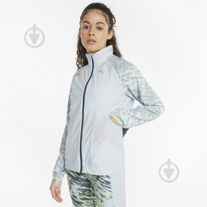 Ветровка женская демисезонная Puma RUN Ultraweave S MARATHONJkt 52138720 р.S голубая - фото 1