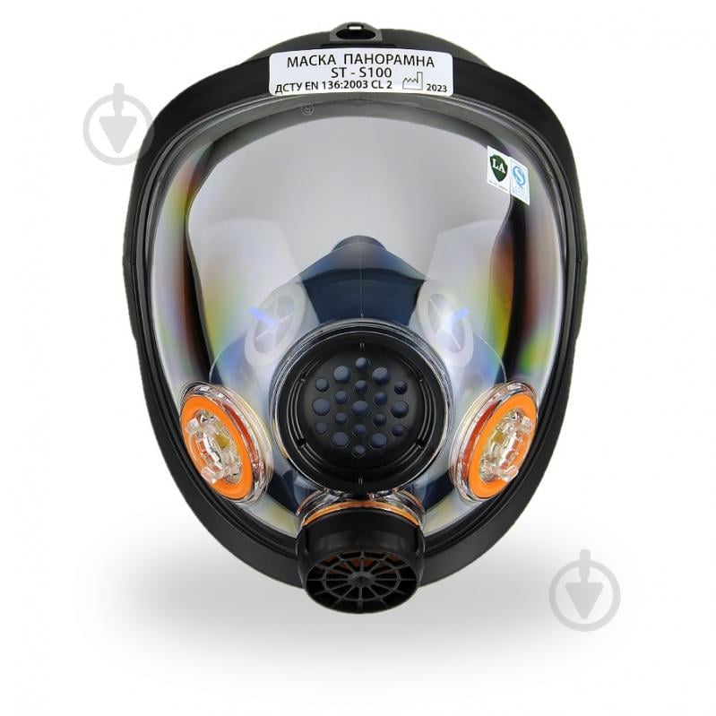 Противогаз Мікрон панорамный ST-S100-1 (байноет)* - фото 3