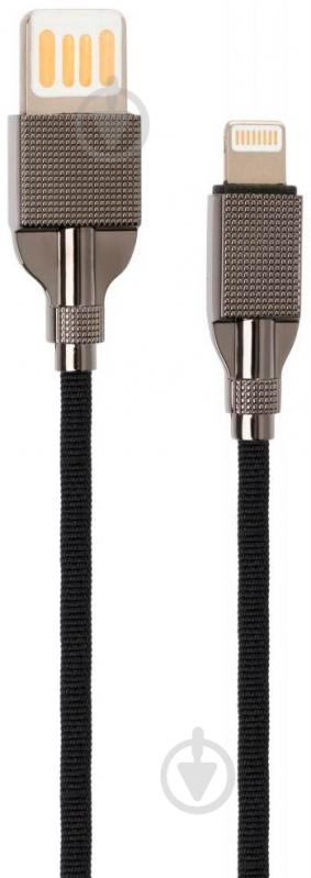 Дата-кабель Vinga USB 2.0 AM – Lightning 1 м черный (VCPDCL2SNB1BK) - фото 2 Дата-кабель Vinga USB 2.0 AM – Lightning 1 м черный (VCPDCL2SNB1BK) - фото 2