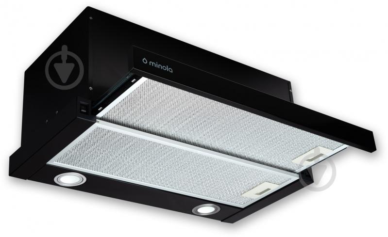 Вытяжка Minola HTL 6612 BL 1000 LED телескопическая - фото 2 Вытяжка Minola HTL 6612 BL 1000 LED телескопическая - фото 2
