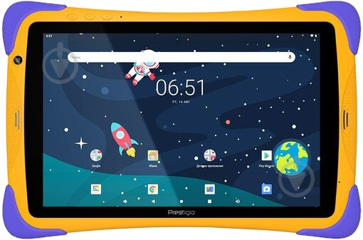 Планшет Prestigio Smartkids UP 10,1 1/16GB Wi-Fi orange/violet (PMT3104_WI_D_EU) - фото 1