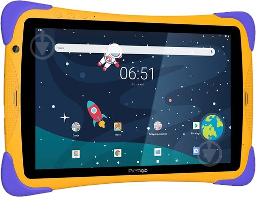 Планшет Prestigio Smartkids UP 10,1 1/16GB Wi-Fi orange/violet (PMT3104_WI_D_EU) - фото 3