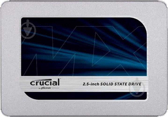 SSD-накопичувач Micron MX500 1000GB 2,5" SATA III 3D TLC (CT1000MX500SSD1) - фото 1