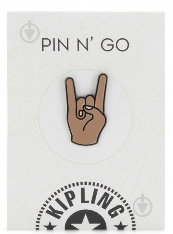 Значок Kipling STYLE-IT Multicolor 2 YEAH PIN - фото 2 Значок Kipling STYLE-IT Multicolor 2 YEAH PIN - фото 2
