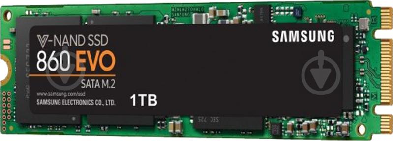 SSD-накопитель Samsung 860 Evo-Series 1000GB M.2 SATA III 3D V-NAND (MZ-N6E1T0BW) - фото 3