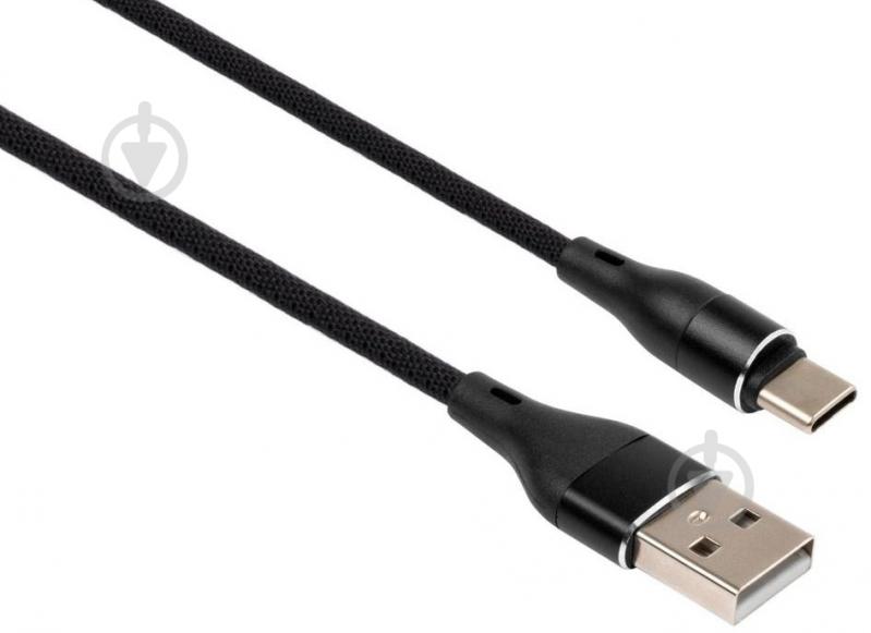 Дата-кабель Vinga USB 2.0 AM – Type-C 1 м черный (VCPDCTCCANB1BK) - фото 2