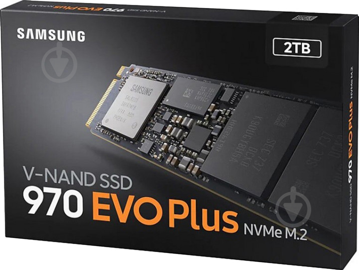 SSD-накопитель Samsung 970 Evo Plus 2000GB M.2 PCI Express 3.0 x4 3D V-NAND (MZ-V7S2T0BW) - фото 6