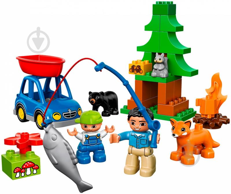 Конструктор LEGO DUPLO Рыбалка в лесу 10583 - фото 2