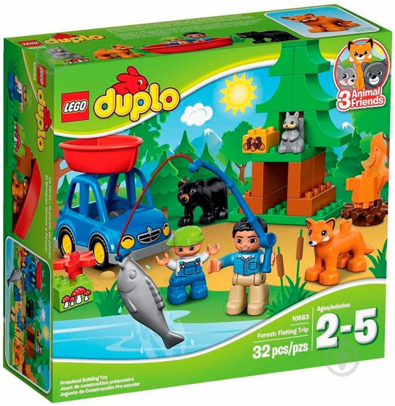 Конструктор LEGO DUPLO Рыбалка в лесу 10583 - фото 1