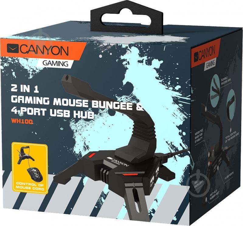 Держатель для кабеля Canyon черный (CND-GWH100) - фото 6