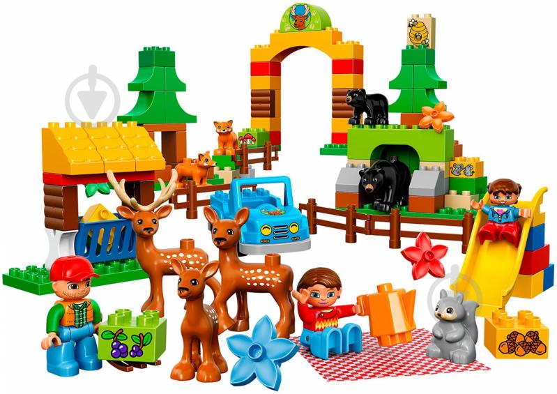 Конструктор LEGO DUPLO Лесопарк 10584 - фото 2 Конструктор LEGO DUPLO Лесопарк 10584 - фото 2