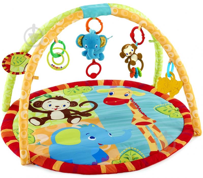 Развивающий коврик Bright Starts Африканские друзья 9218 - фото 1