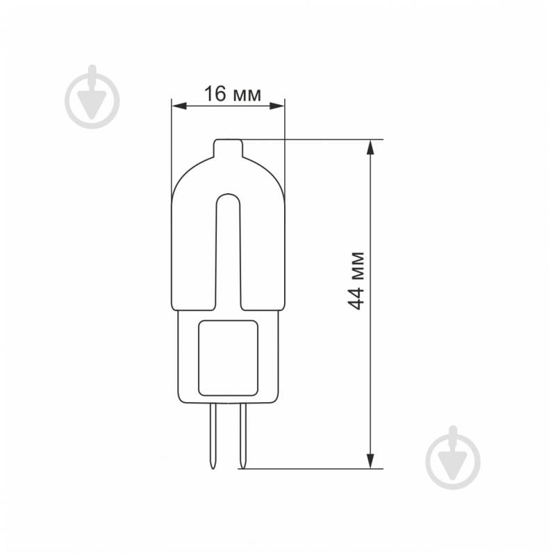 Лампа світлодіодна Videx 2 Вт G4 матова G4 220 В 4100 К 24632 - фото 3