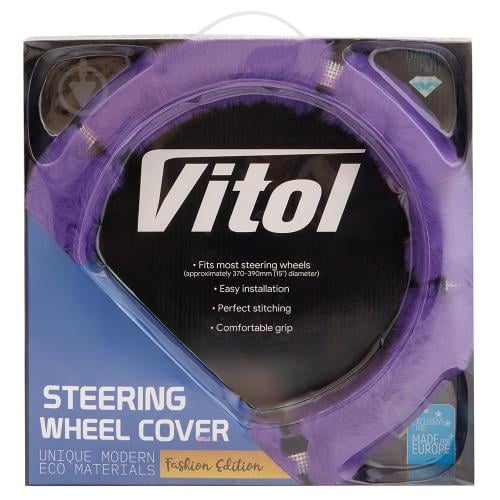 Чохол на кермо Vitol VLOD-24FA6 PRL M червоний - фото 5