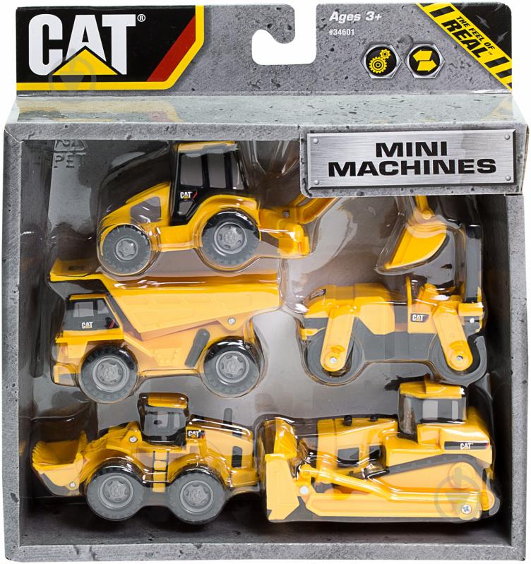 Игровой набор Toy State мини-техника CAT 5 шт. 34601 - фото 5