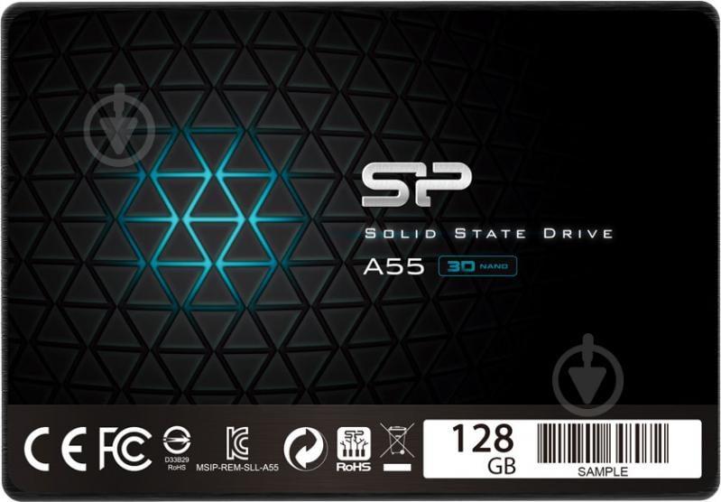 SSD-накопичувач Silicon Power Ace A55 128GB 2,5" SATA III TLC (SP128GBSS3A55S25) - фото 1