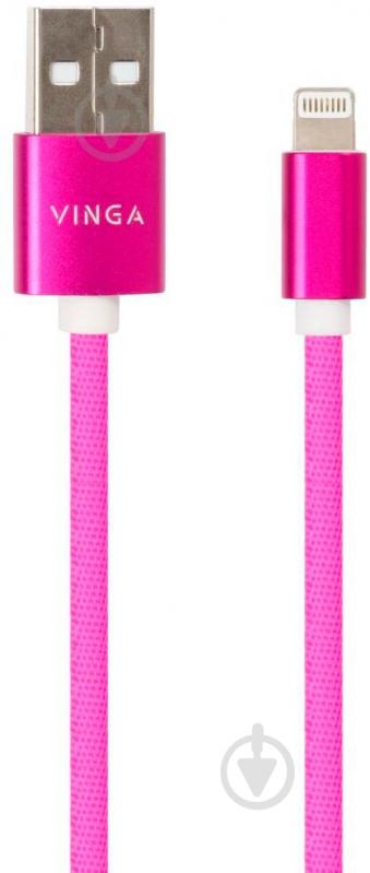 Дата-кабель Vinga USB 2.0 AM – Lightning 1 м разноцветный (VCPDCLCOLNB1RS) - фото 2 Дата-кабель Vinga USB 2.0 AM – Lightning 1 м разноцветный (VCPDCLCOLNB1RS) - фото 2