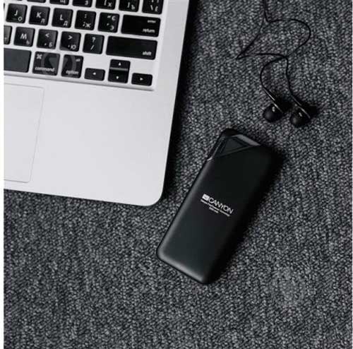 Повербанк Canyon 5000 mAh black (CNE-CPBP5B) - фото 6