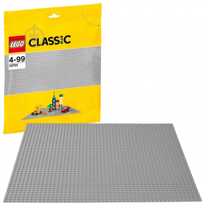 Конструктор LEGO Classic Базова пластина сірого кольору 10701 - фото 2