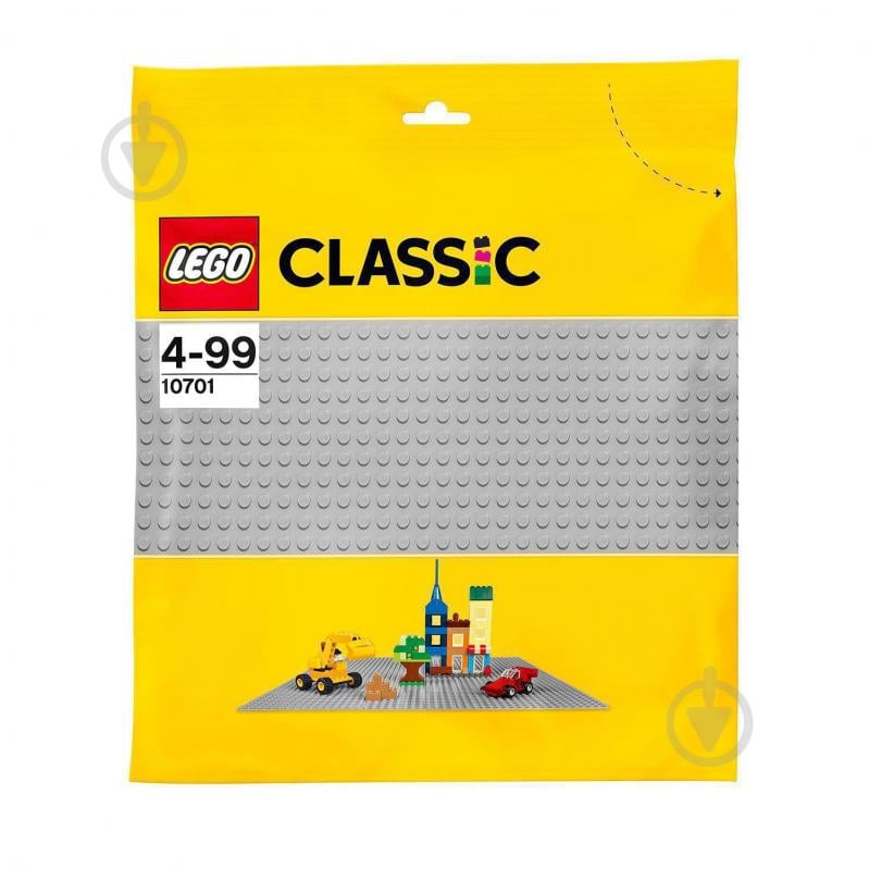 Конструктор LEGO Classic Базова пластина сірого кольору 10701 - фото 1