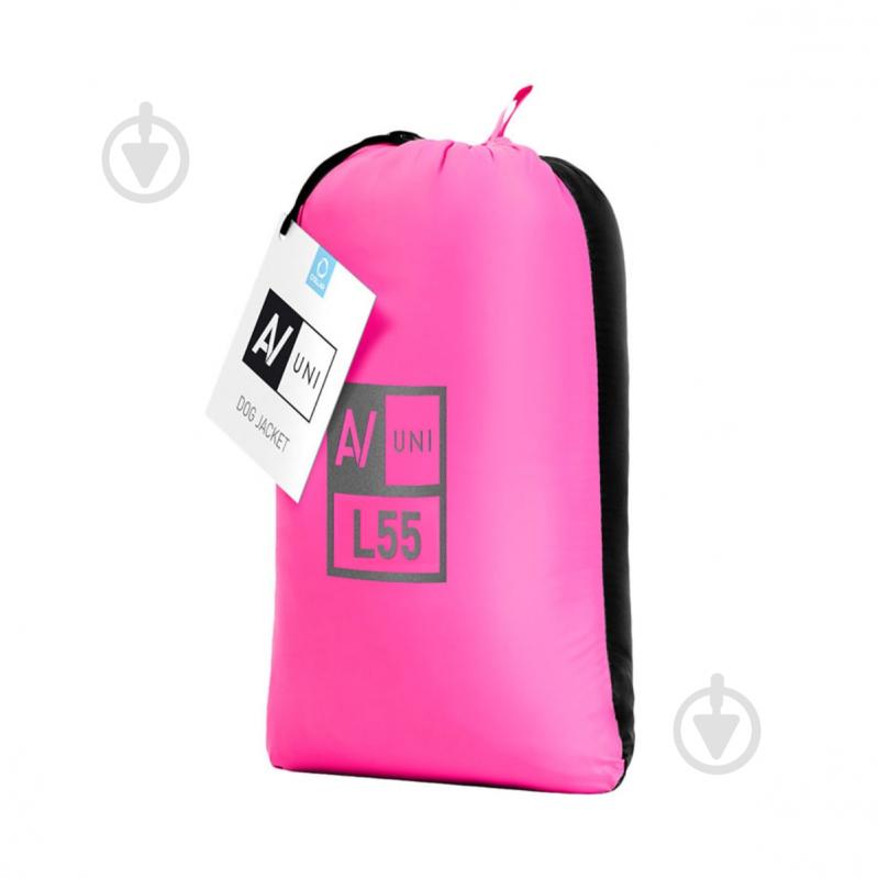 Куртка двусторонняя AiryVest UNI р. L55 розово-черная - фото 5 Куртка двусторонняя AiryVest UNI р. L55 розово-черная - фото 5