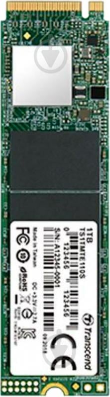 SSD-накопитель Transcend PCIe SSD 110S 1024GB M.2 PCI Express 3.0 x4 3D NAND (TS1TMTE110S) - фото 2