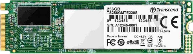 SSD-накопичувач Transcend NVMe SSD 220S 256GB M.2 PCI Express 3.0 x4 3D NAND (TS256GMTE220S) - фото 2