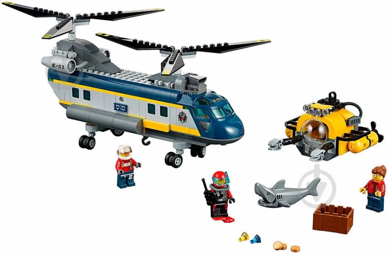 Конструктор LEGO City Вертоліт дослідників моря 60093 - фото 2