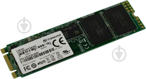 SSD-накопичувач Transcend MTS830S 128GB M.2 SATA III 3D NAND (TS128GMTS830S) - фото 2