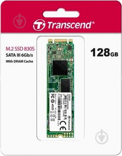 SSD-накопичувач Transcend MTS830S 128GB M.2 SATA III 3D NAND (TS128GMTS830S) - фото 3