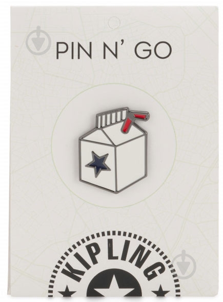 Значок Kipling STYLE-IT Multicolor MILK BOTTLE PIN - фото 2