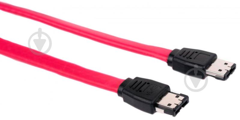 Дата-кабель Vinga eSATA 0,4 м червоний (ESATA01) - фото 1