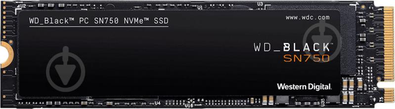 SSD-накопичувач Western Digital Black SN750 250GB M.2 PCI Express 3.0 x4 3D NAND (WDS250G3X0C) - фото 1