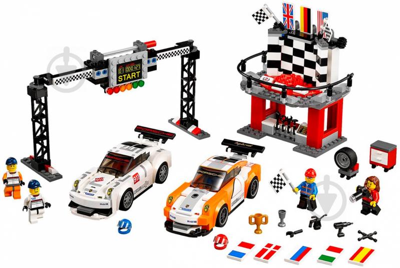 Конструктор LEGO Speed Champions Фініш Порше 911 GT 75912 - фото 2