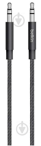 Кабель Belkin jack 3.5mm - jack 3.5mm Premium 1,2 м black (AV10164BT04-BLK) - фото 1