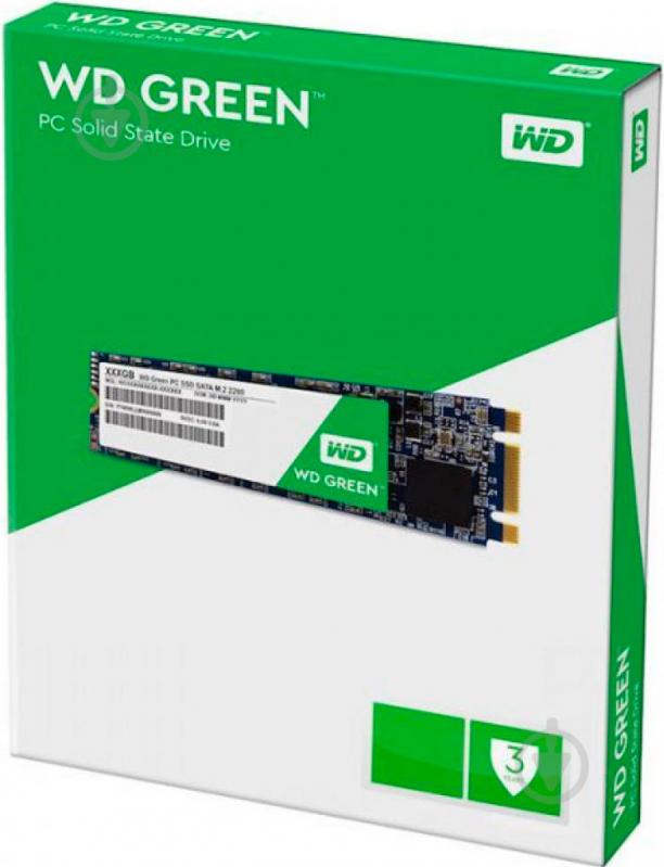 SSD-накопитель Western Digital Green 240GB M.2 SATA III TLC (WDS240G2G0B) - фото 4