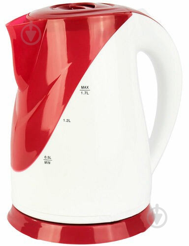 Электрочайник Smart FX-816 бело-красный - фото 1