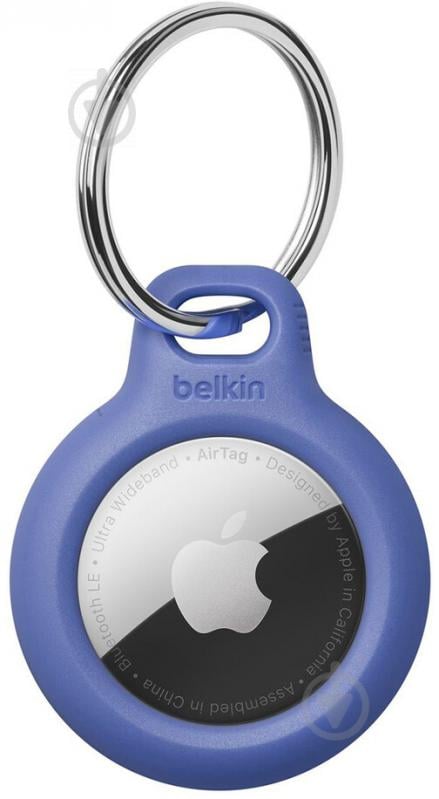 Чехол-брелок Belkin Secure Holder with Key Ring AirTag blue - фото 1