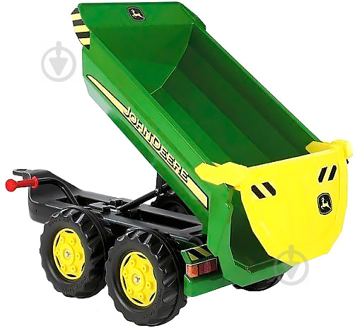 Прицеп Rolly Toys rollyHalfpipe John Deere 122165 - фото 3