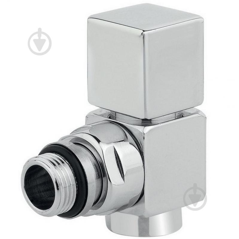 Кран радиаторный Carlo Poletti Cube-Easy 1/2" хром V166410B - фото 1