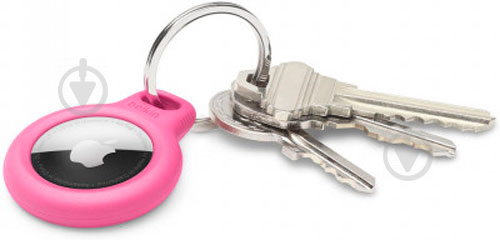 Чохол-брелок Belkin Secure Holder with Key Ring AirTag pink - фото 4